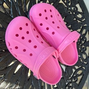 Pink baya clog crocs womens size 9